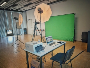 Studio photo fond vert chez LMH