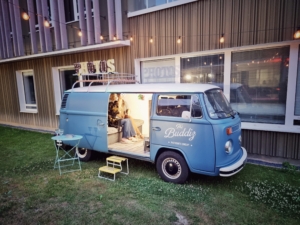 Combi Volkswagen The Buddiz transformé en photobooth à Lille